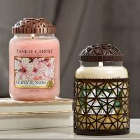 Yankee Candle Belmont Satin Copper Punched Metal Illuma-Lid® Extra Image 1 Preview